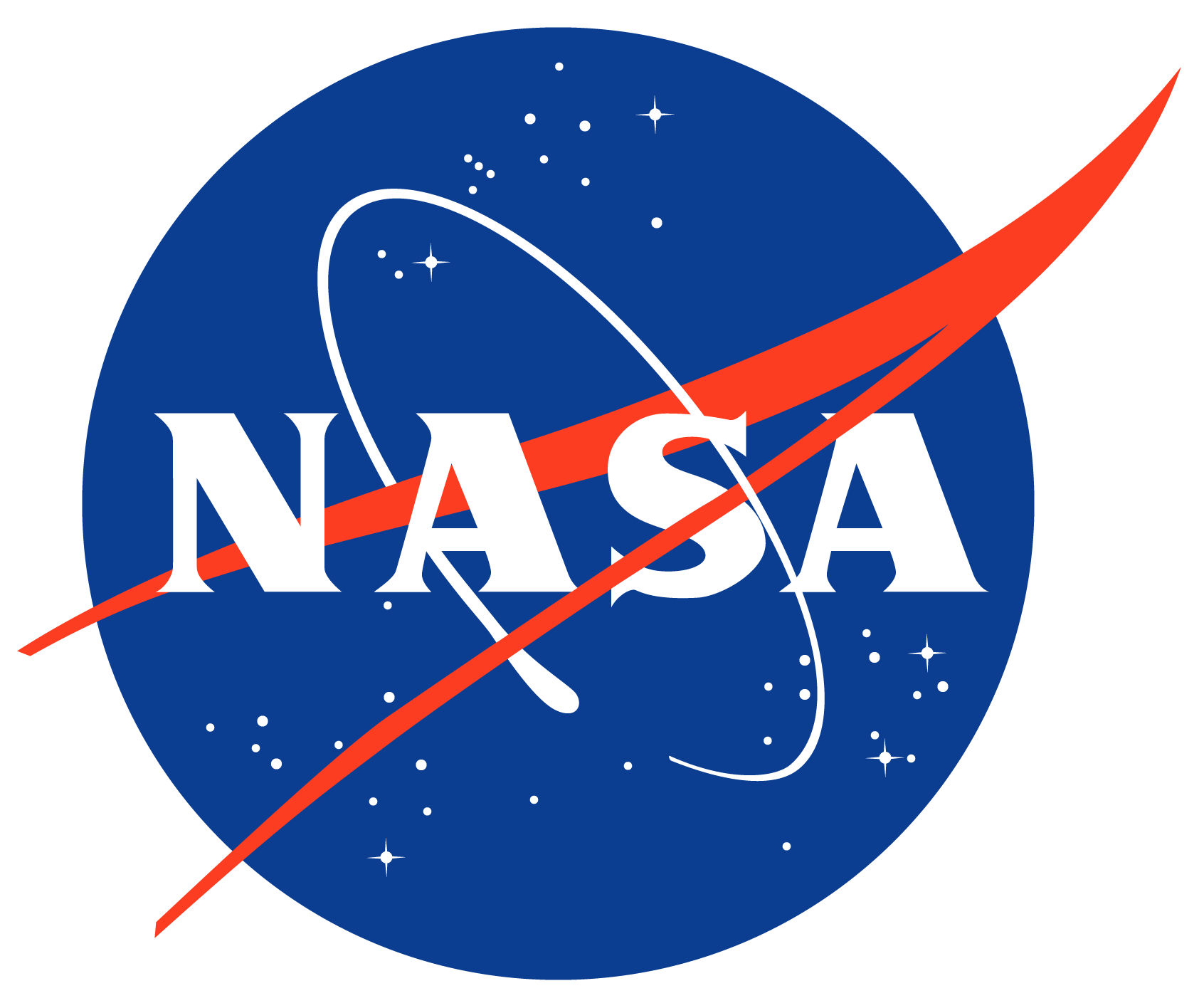 NASA_blue_circle_with_stars_red_vector_upward_right_white_NASA_with_orbitcircle